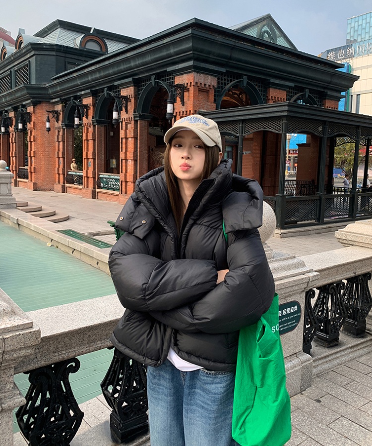 Thermal pure loose cotton coat thick winter coat