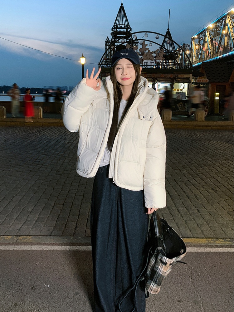 Thermal pure loose cotton coat thick winter coat