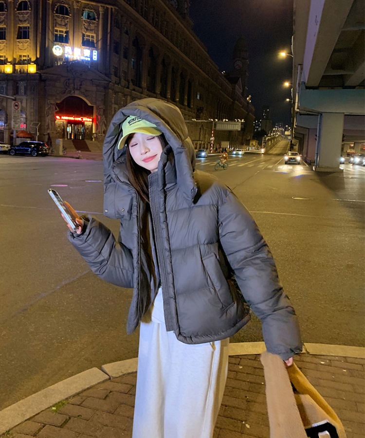 Thermal pure loose cotton coat thick winter coat