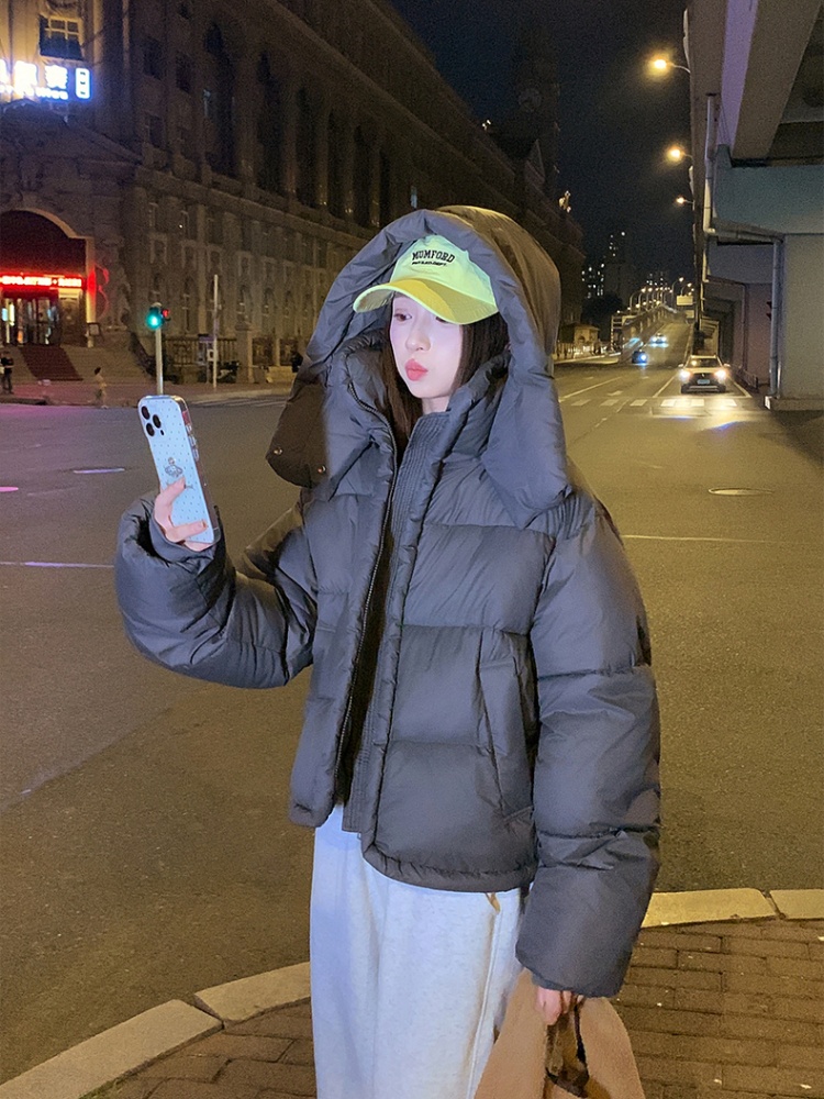 Thermal pure loose cotton coat thick winter coat