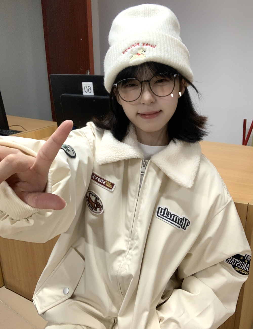 Thermal retro coat thick short cotton coat for women