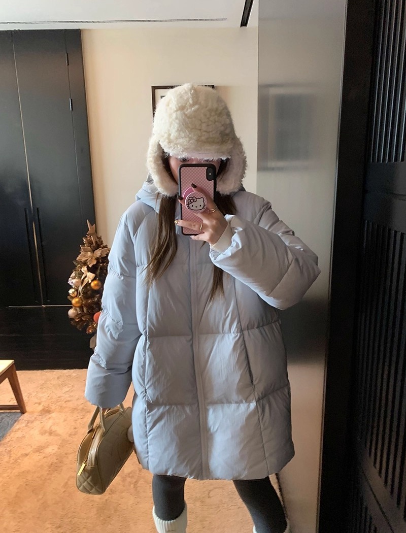 Thermal long cotton coat winter coat for women