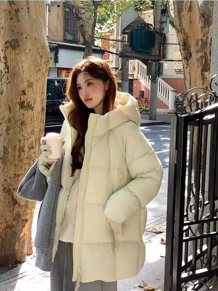 Thermal long cotton coat winter coat for women