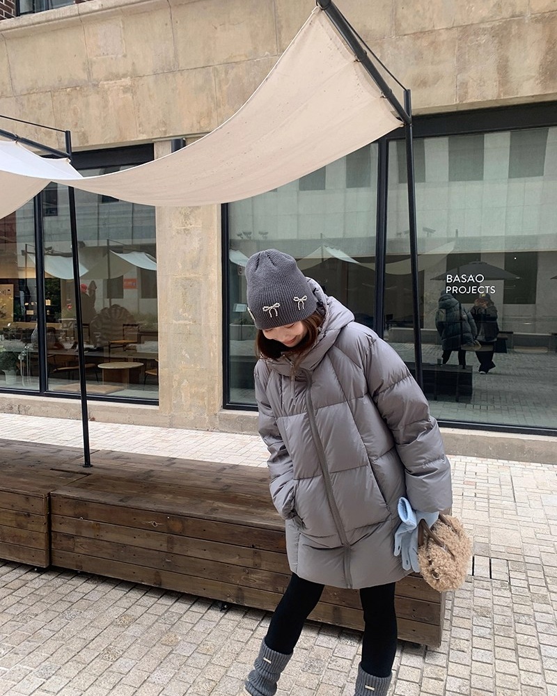 Thermal long cotton coat winter coat for women
