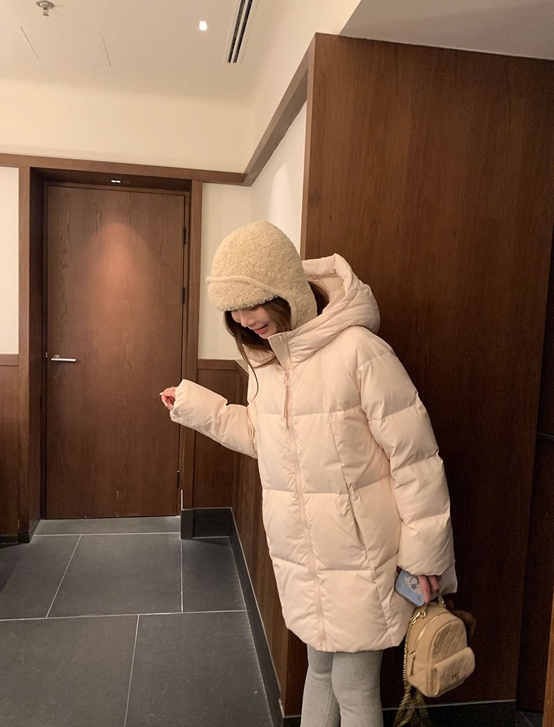 Thermal long cotton coat winter coat for women