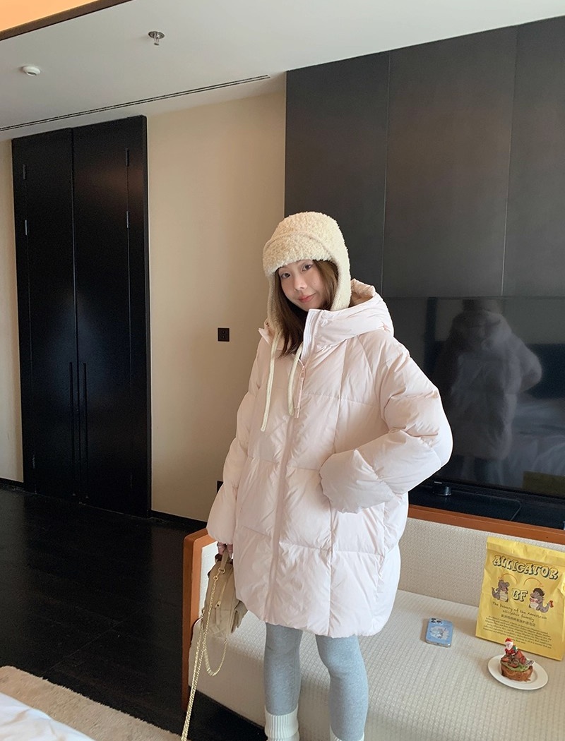 Thermal long cotton coat winter coat for women