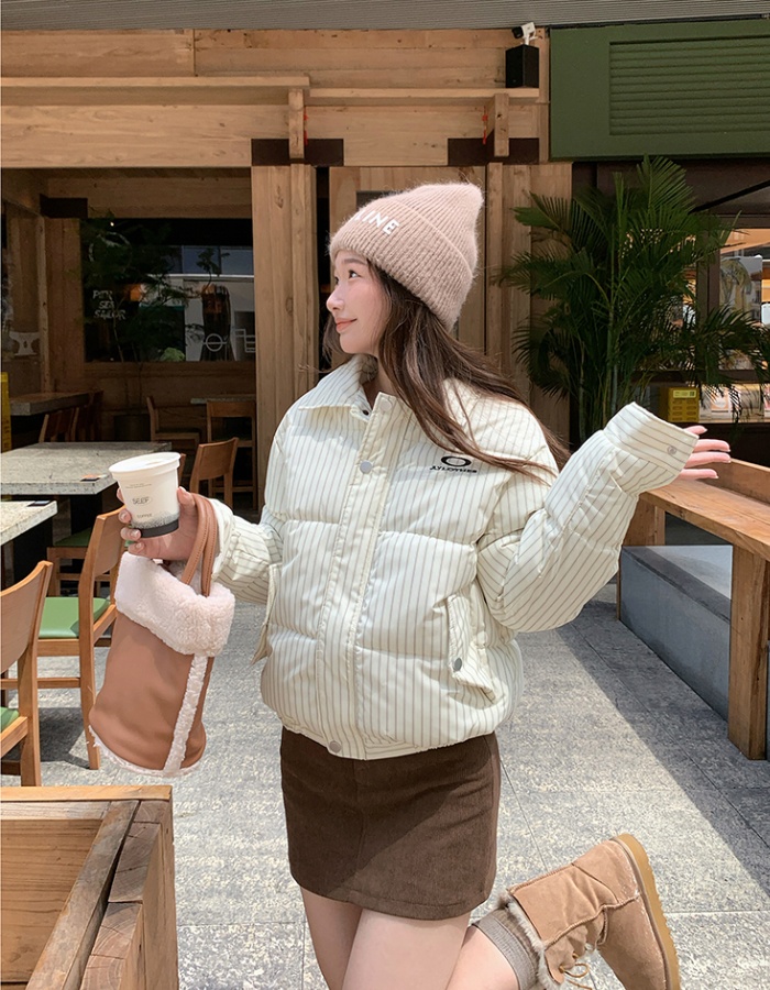 American style slim coat retro bread clothing
