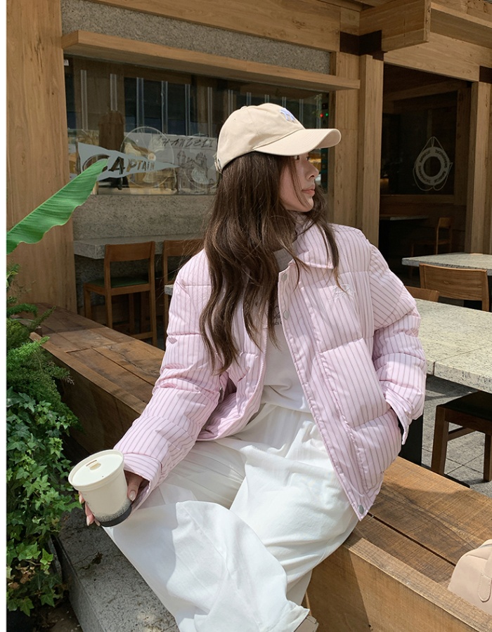 American style slim coat retro bread clothing