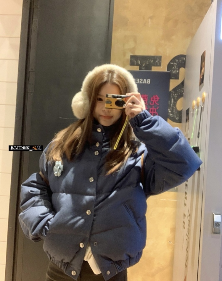 Cstand collar velvet jacket winter bread clothing for women
