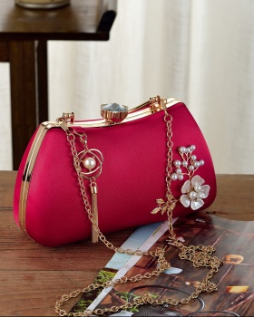 Satin cheongsam pendant diagonal package for women