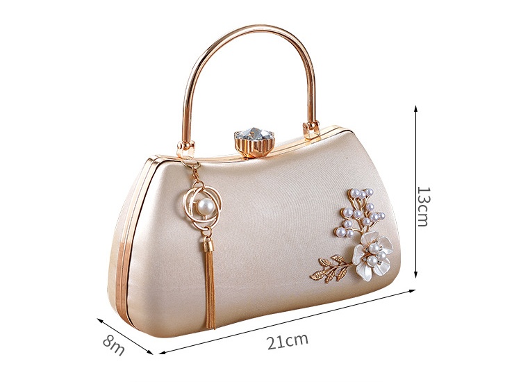 Satin cheongsam pendant diagonal package for women