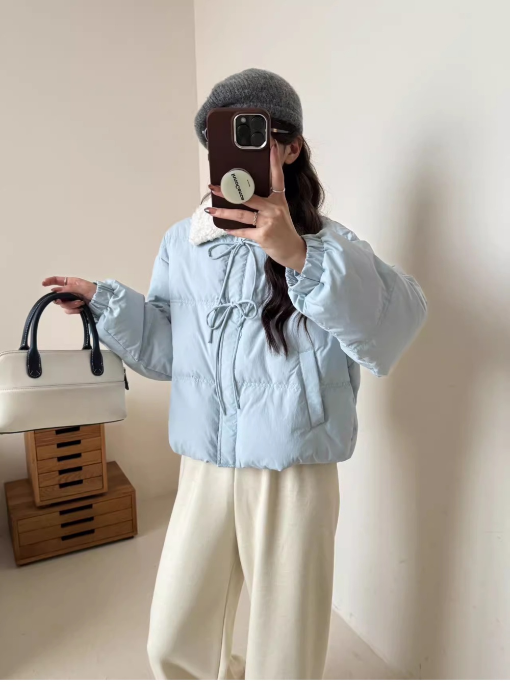 Western style cotton coat show young coat for women