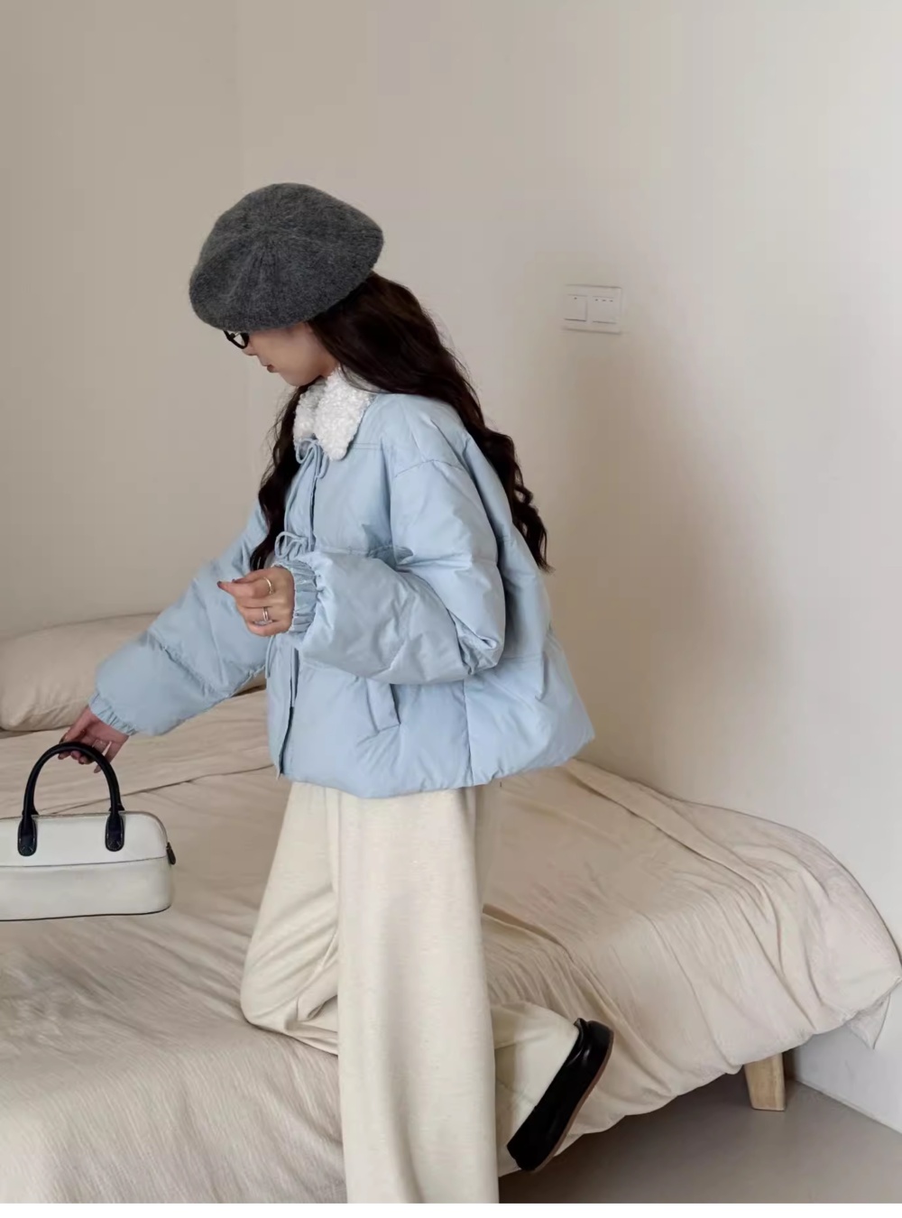 Western style cotton coat show young coat for women