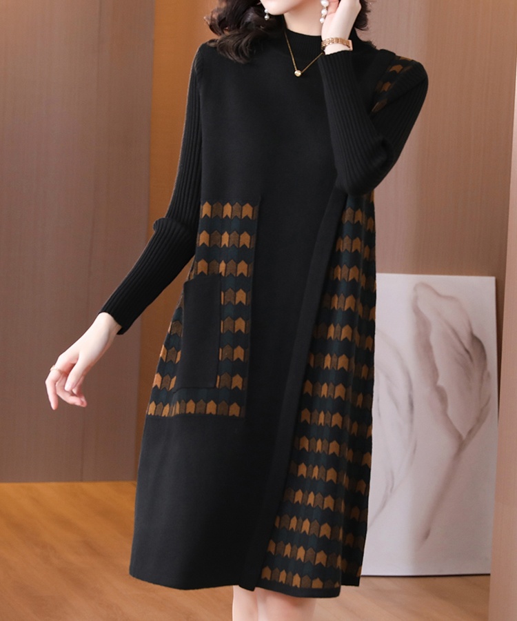 Bottoming long sleeve sweater Casual dress for women