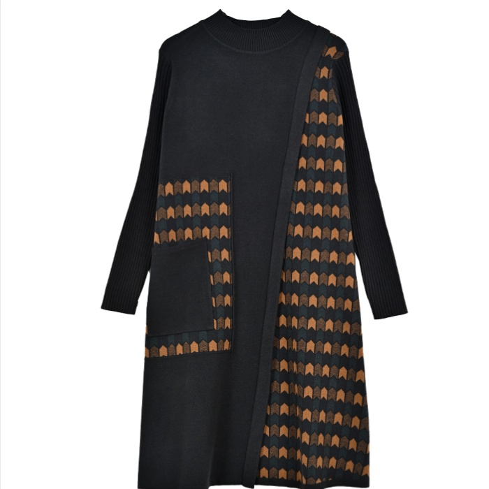 Bottoming long sleeve sweater Casual dress for women