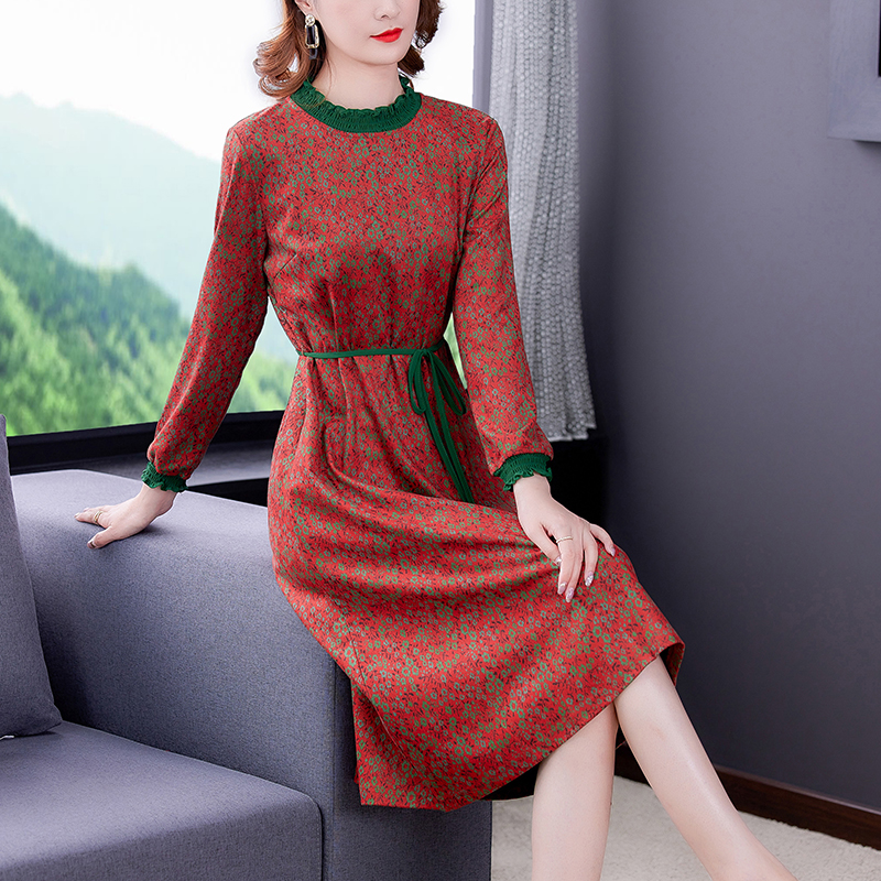 Autumn and winter ladies dress for women
