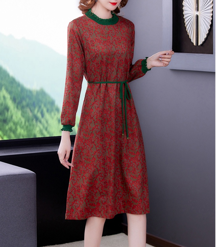 Autumn and winter ladies dress for women