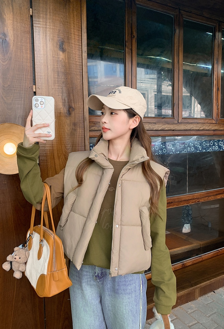 Thermal short vest autumn and winter waistcoat for women