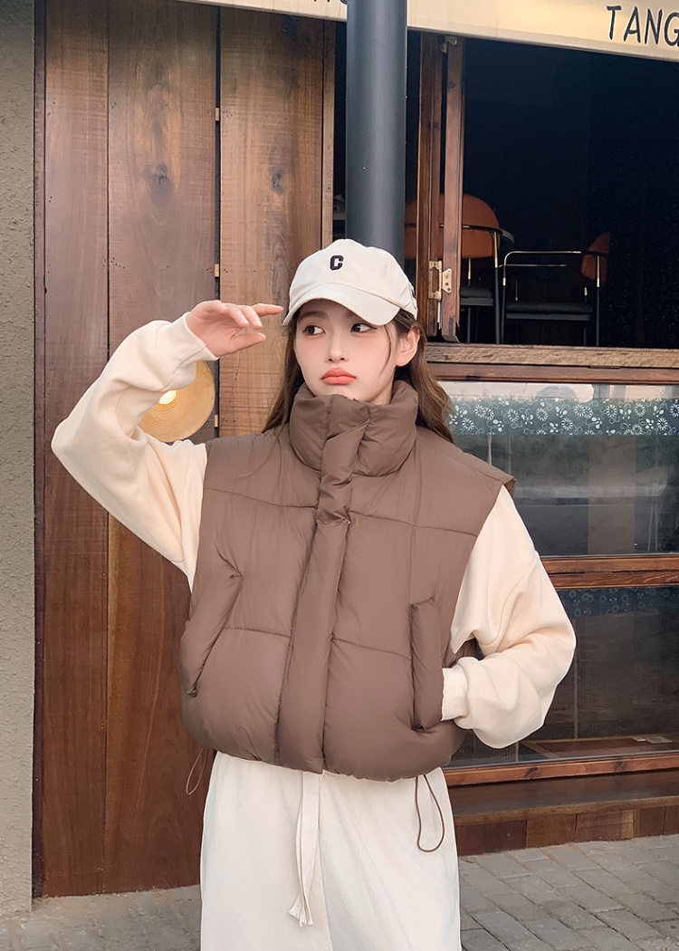 Thermal short vest autumn and winter waistcoat for women