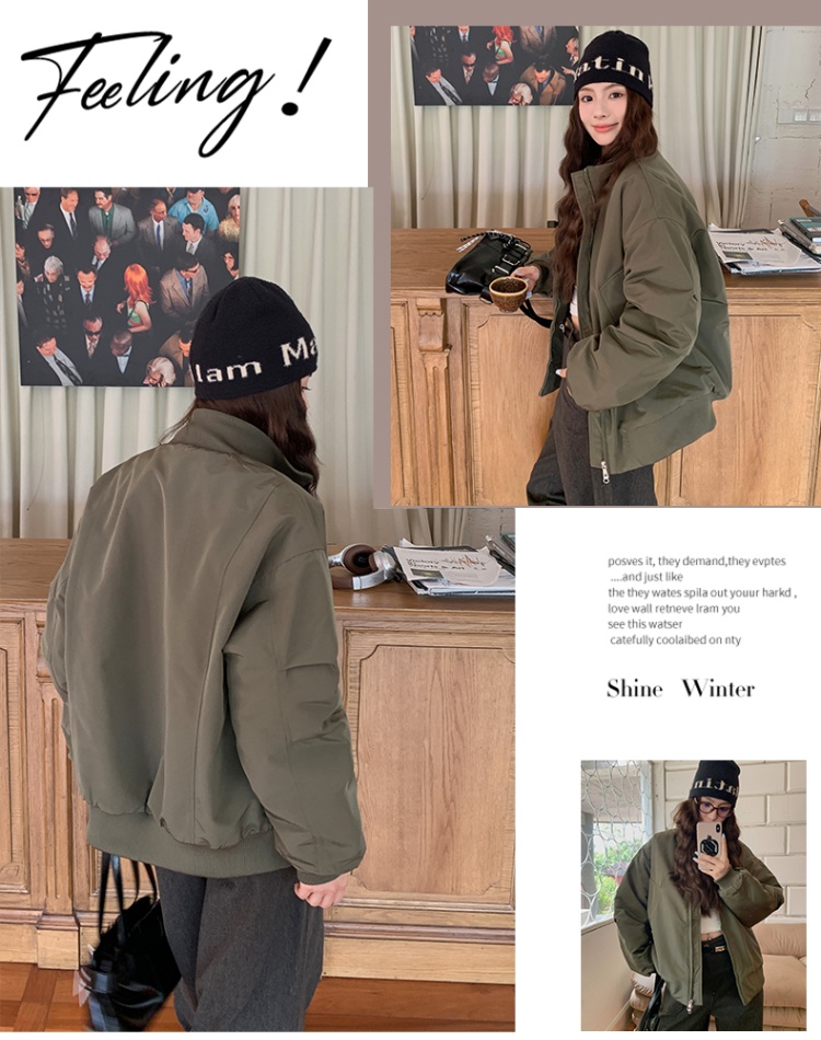 Clip cotton coat autumn and winter cotton coat for women