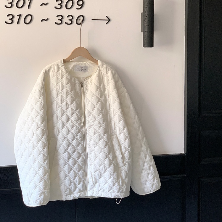 Down large yard coat Korean style thermal cotton coat