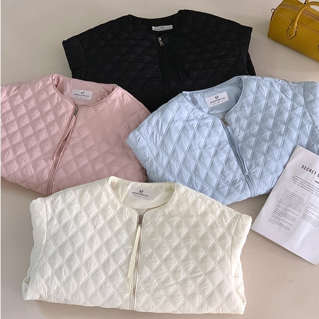 Down large yard coat Korean style thermal cotton coat