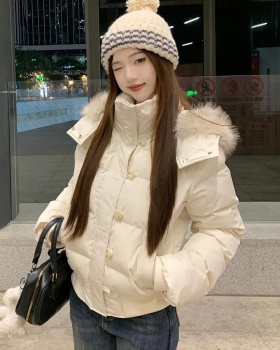 Short thick coat down cotton coat for women