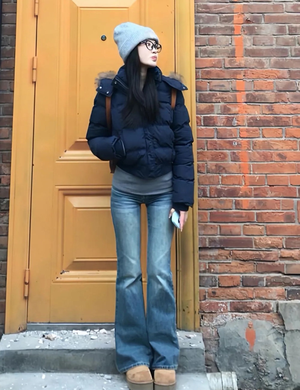 Short thick coat down cotton coat for women