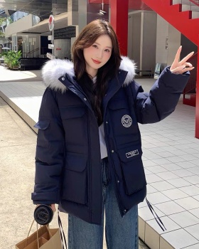 Pink cotton coat thick work clothing for women