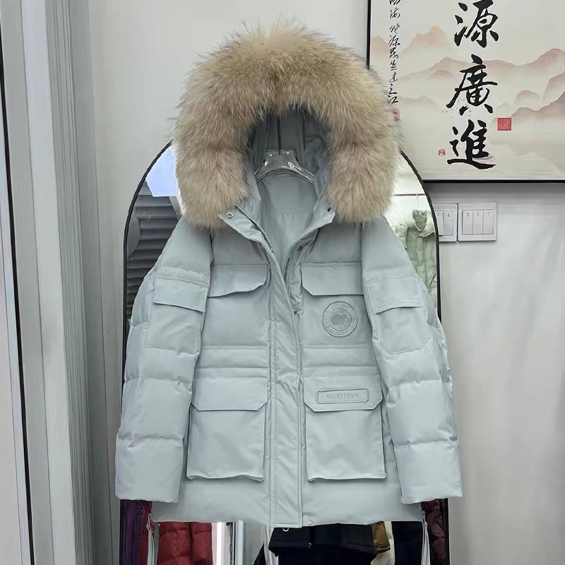 Pink cotton coat thick work clothing for women