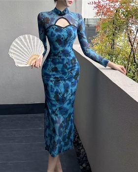 Retro dress Chinese style cheongsam