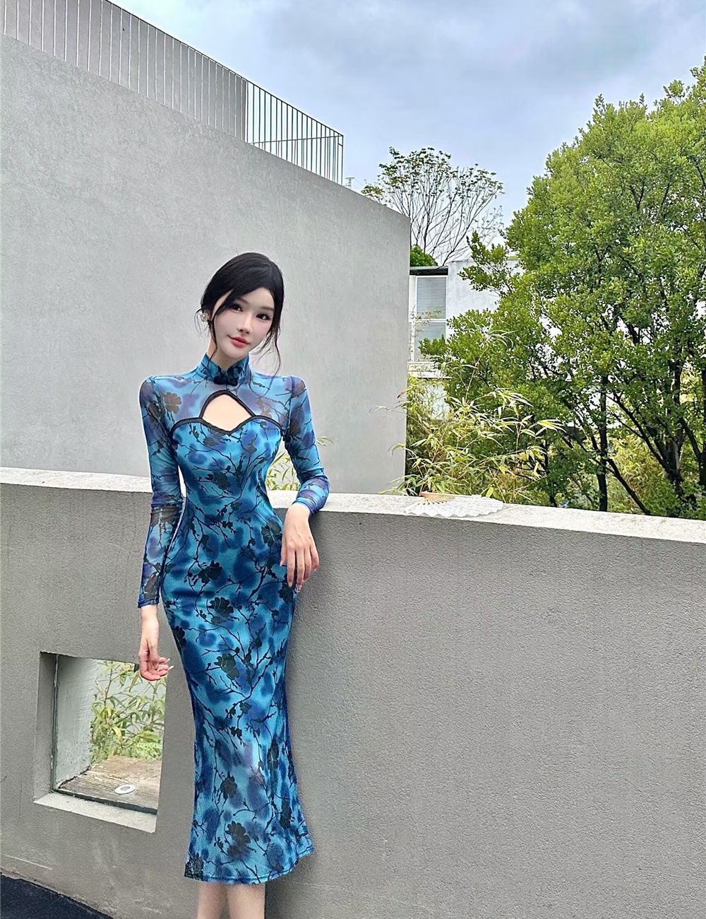 Retro dress Chinese style cheongsam