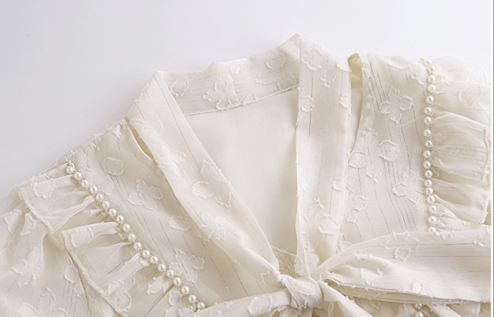 France style tops lantern sleeve small shirt for women