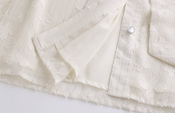 France style tops lantern sleeve small shirt for women