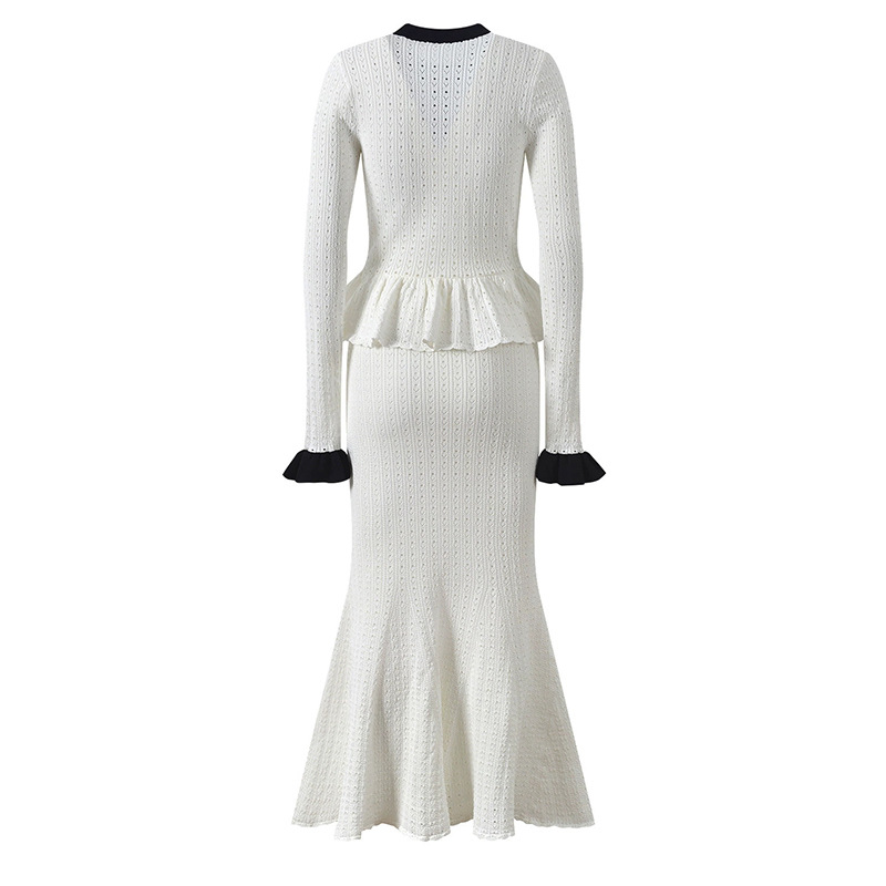 Autumn and winter dress France style short skirt a set