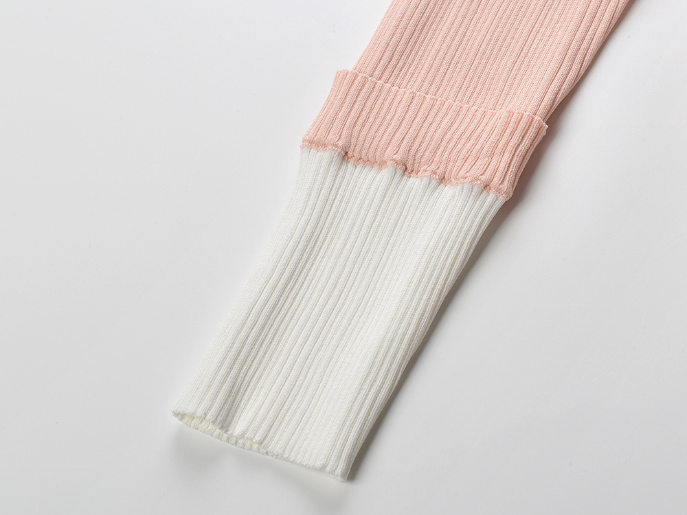 Single-breasted knitted mermaid slim European style dress