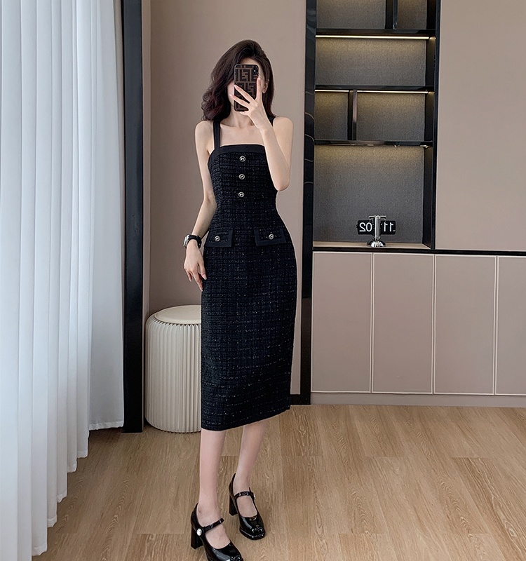 Chanelstyle fashion dress woolen jacket 2pcs set
