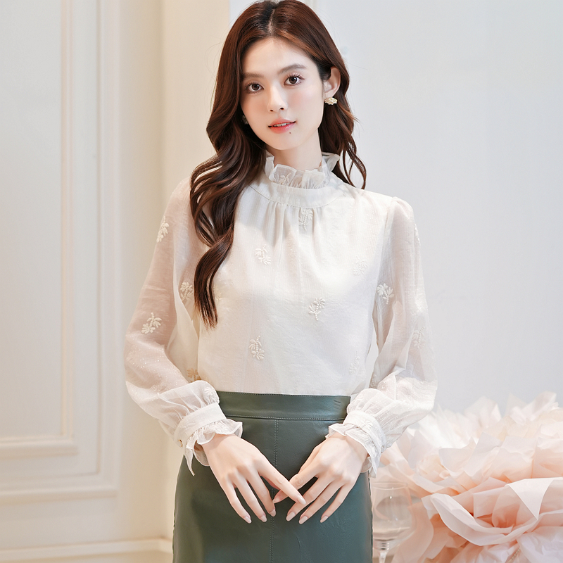 All-match shirt chiffon shirt for women