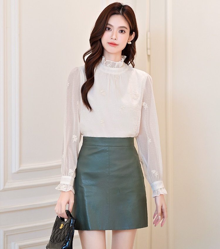 All-match shirt chiffon shirt for women