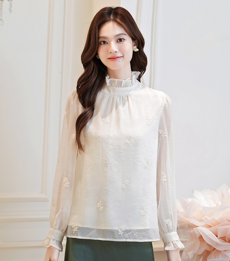 All-match shirt chiffon shirt for women