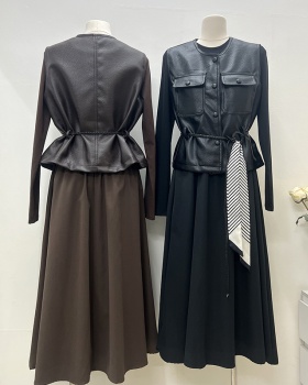 Slim Korean style vest all-match fashion waistcoat 3pcs set