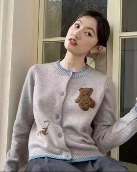 Outside the ride lovely sweater bear tops for women