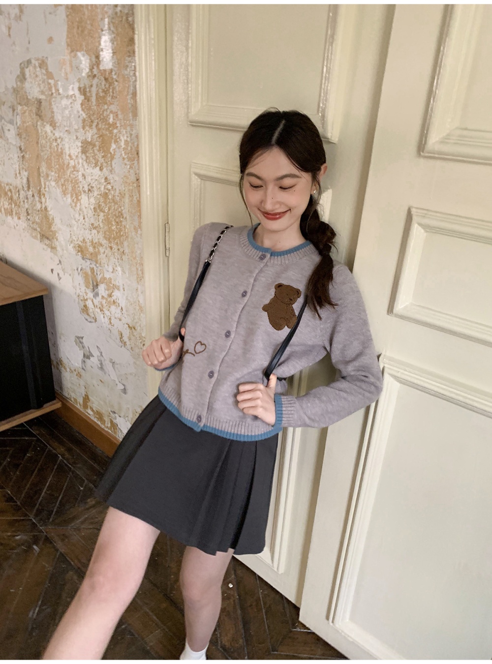 Outside the ride lovely sweater bear tops for women
