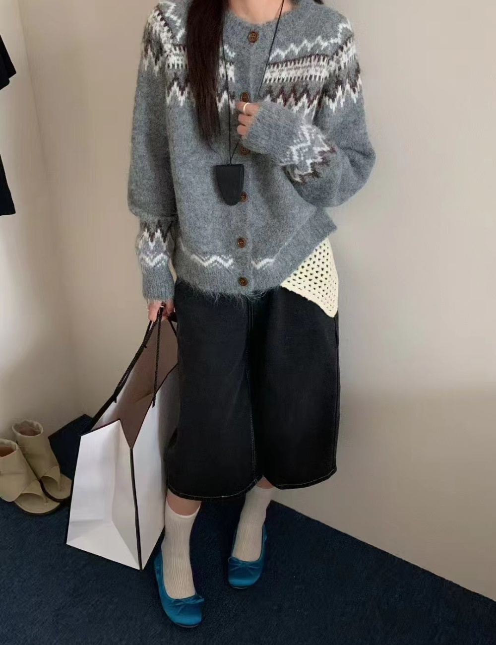 Loose Western style tops lazy fashion coat for women