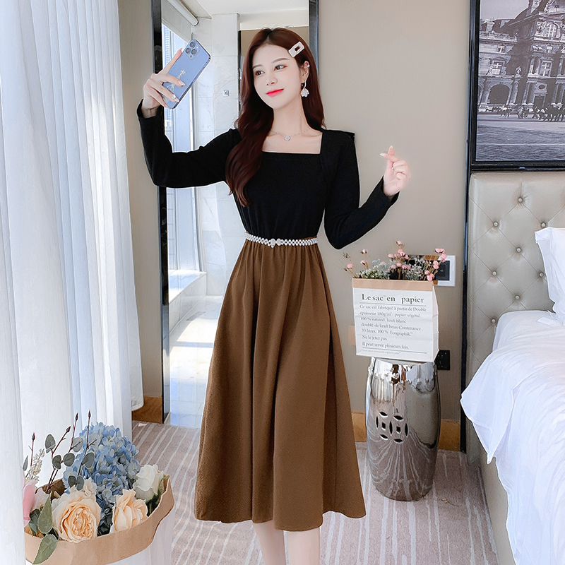 France style temperament bottoming dress for women