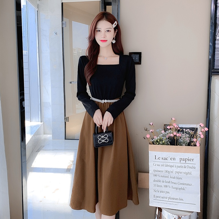 France style temperament bottoming dress for women