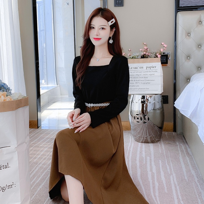 France style temperament bottoming dress for women