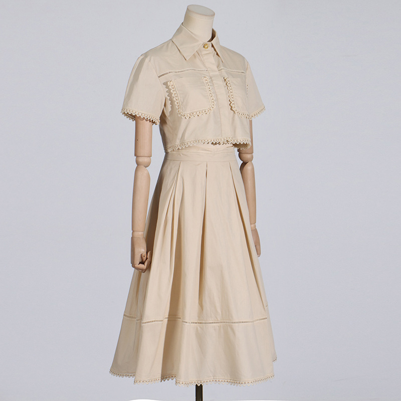 Temperament fashion skirt long shirt 2pcs set for women