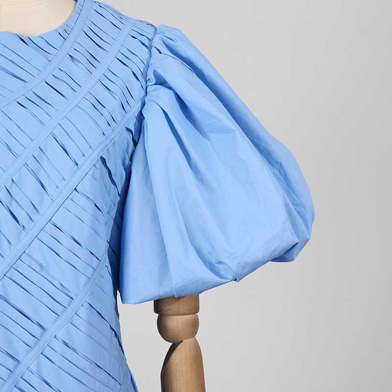 Round neck France style dress prom formal dress for women