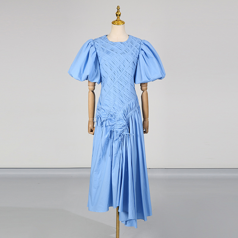 Round neck France style dress prom formal dress for women